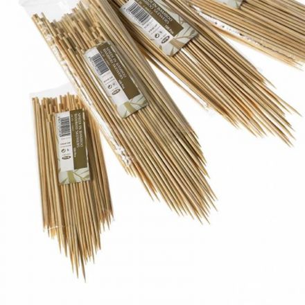 Set 100 Bamboo skewers with one tip